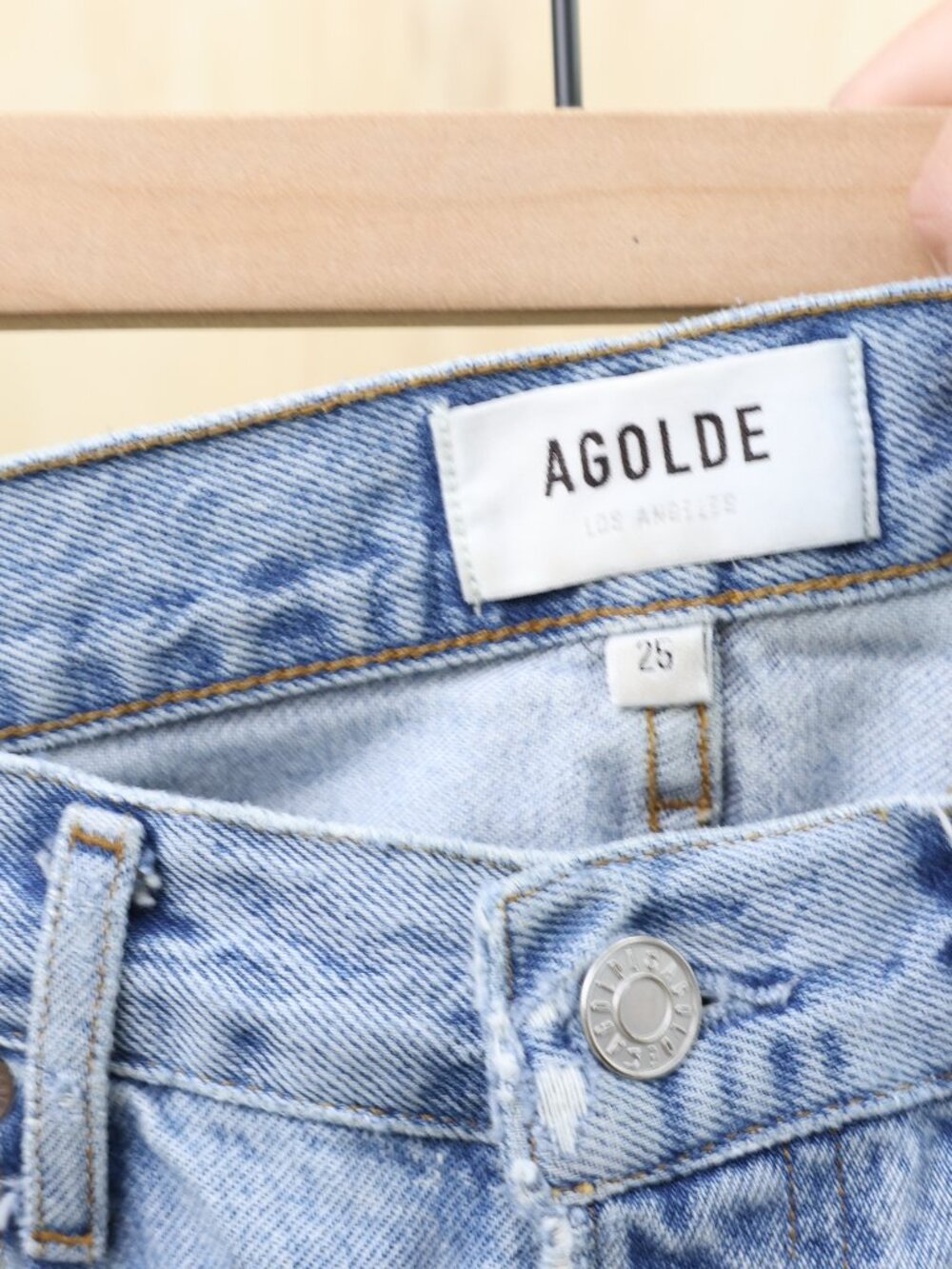 AGOLDE Riley High Rise Straight Crop Jeans Size 25 - Picture 4 of 4